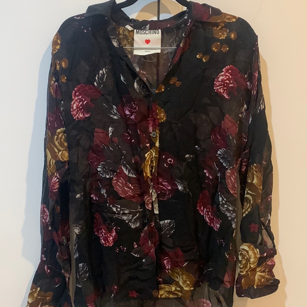 Moschino Floral Blouse